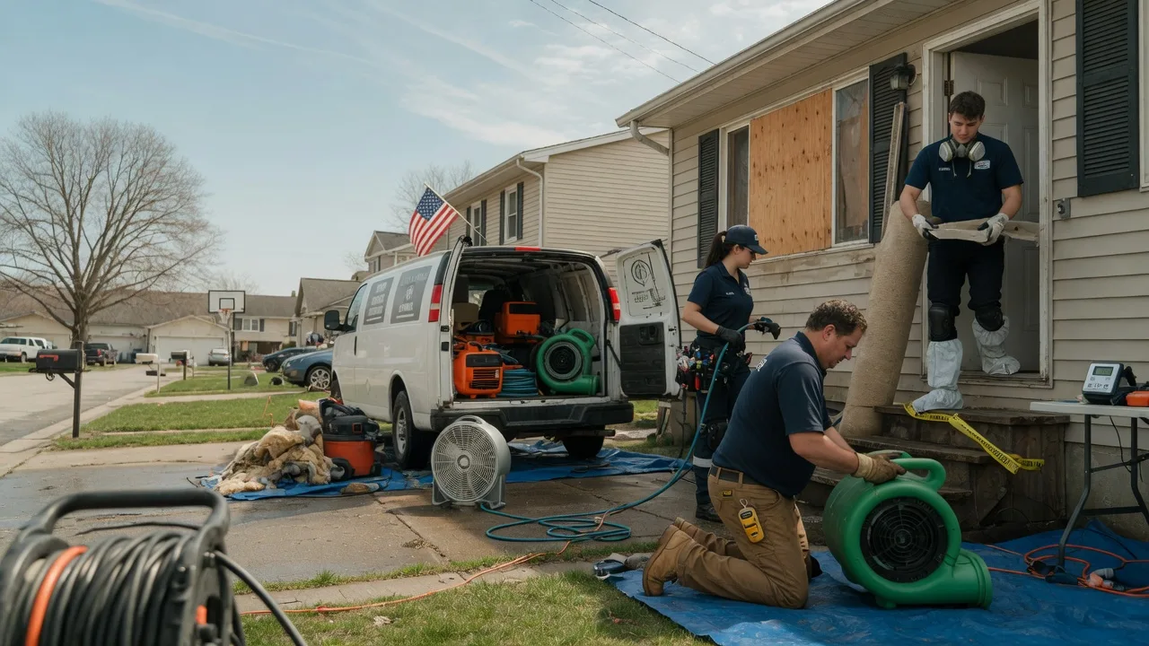 Water Damage Restoration in Warrensburg, IL near me